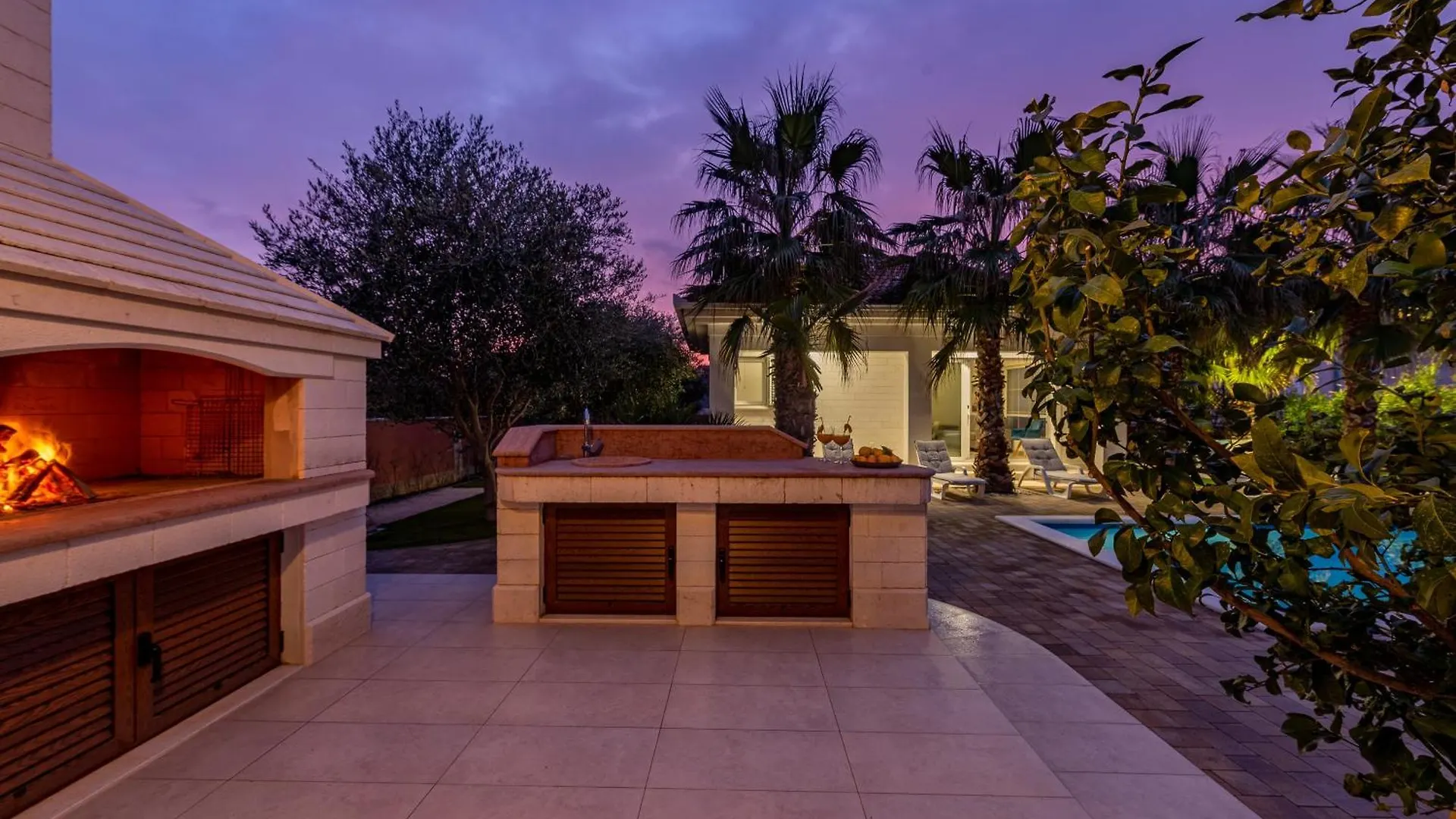 Luxury Villa Agape Palm Beach Tennisplatz Privlaka  Croácia