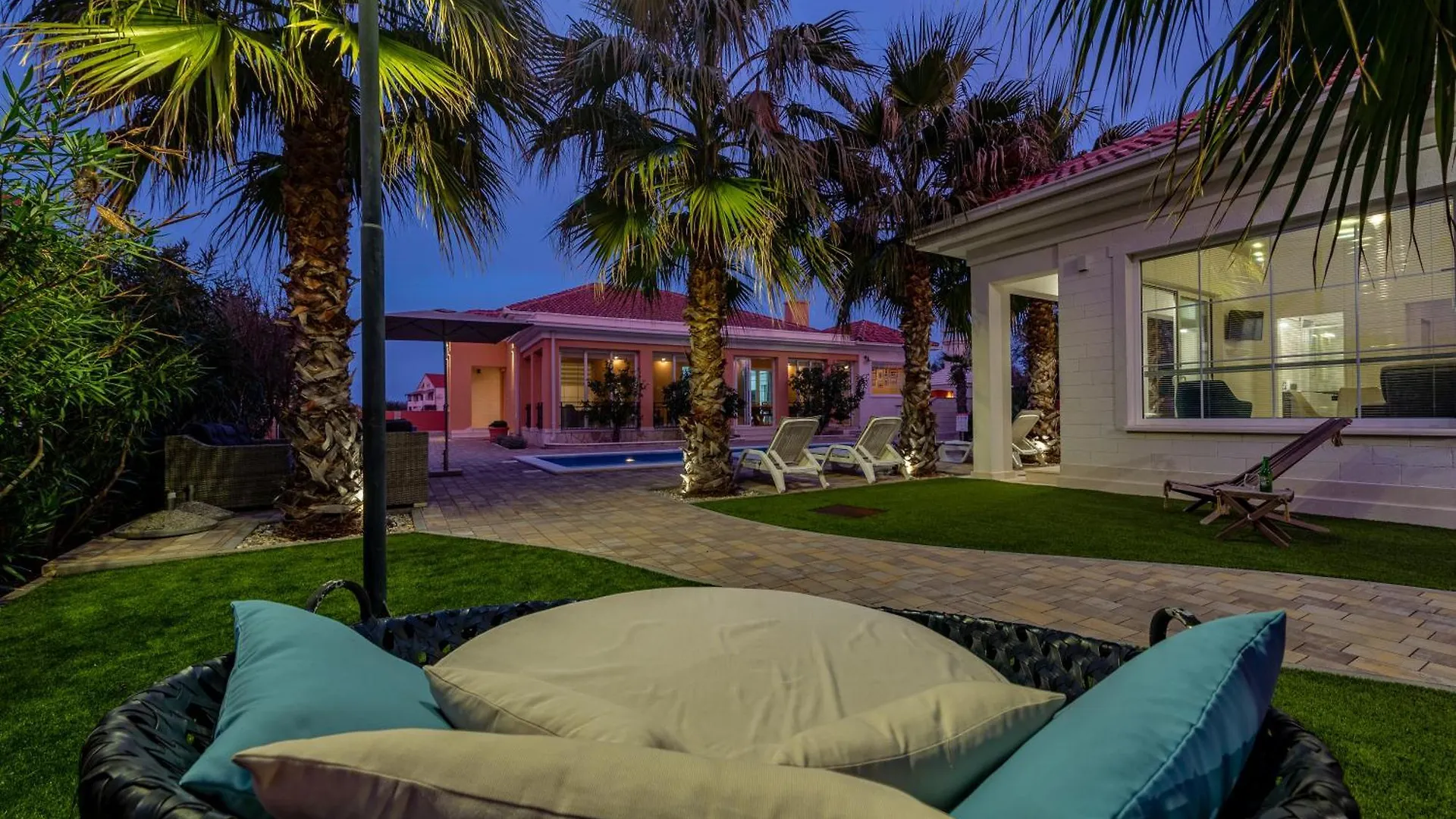 Luxury Villa Agape Palm Beach Tennisplatz Privlaka  0*, Privlaka (Zadar) Croácia