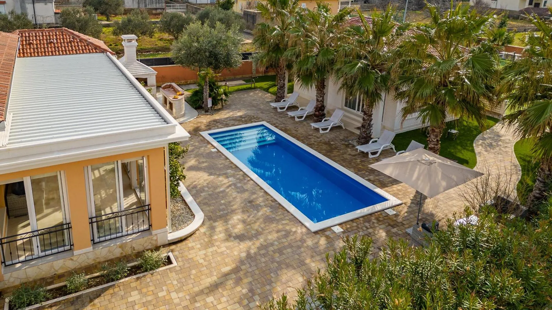 Luxury Villa Agape Palm Beach Tennisplatz Privlaka  0*, Privlaka (Zadar) Croácia