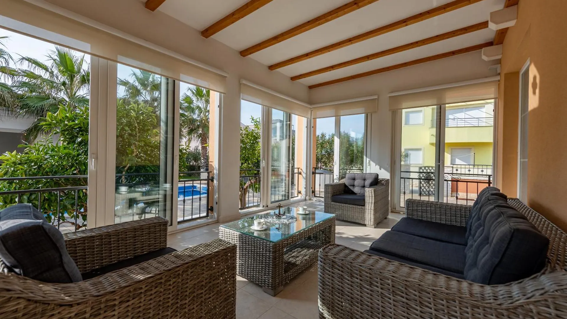 Luxury Villa Agape Palm Beach Tennisplatz Privlaka