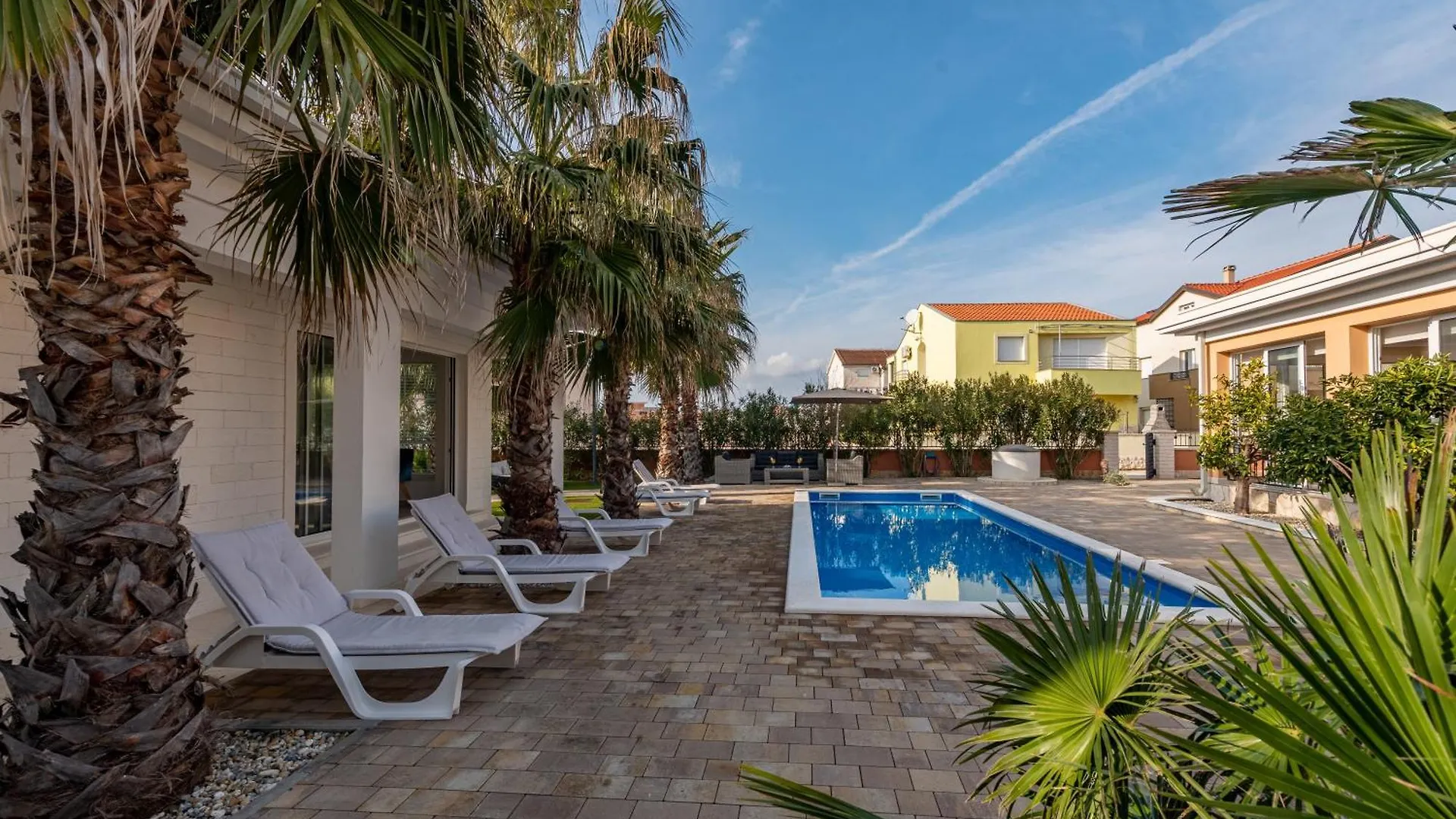 Luxury Villa Agape Palm Beach Tennisplatz Privlaka