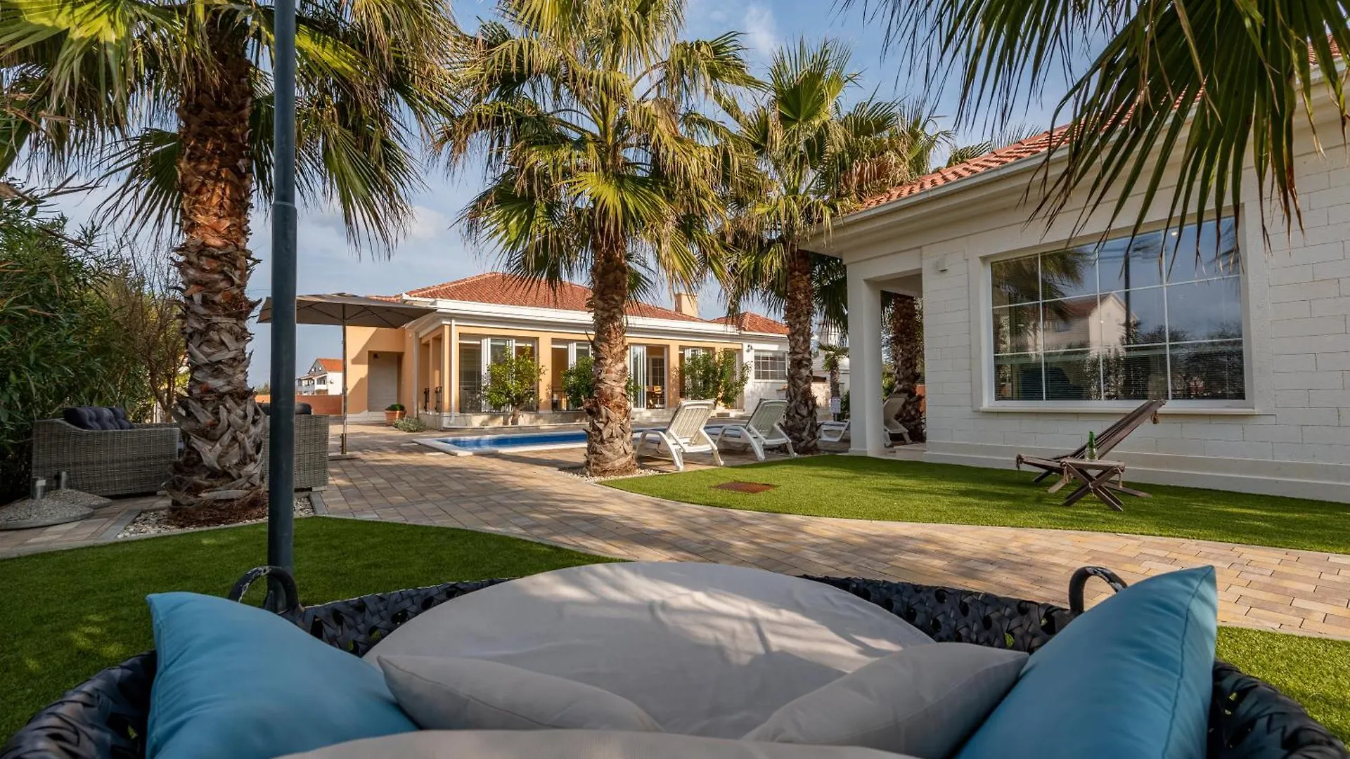Luxury Villa Agape Palm Beach Tennisplatz Privlaka