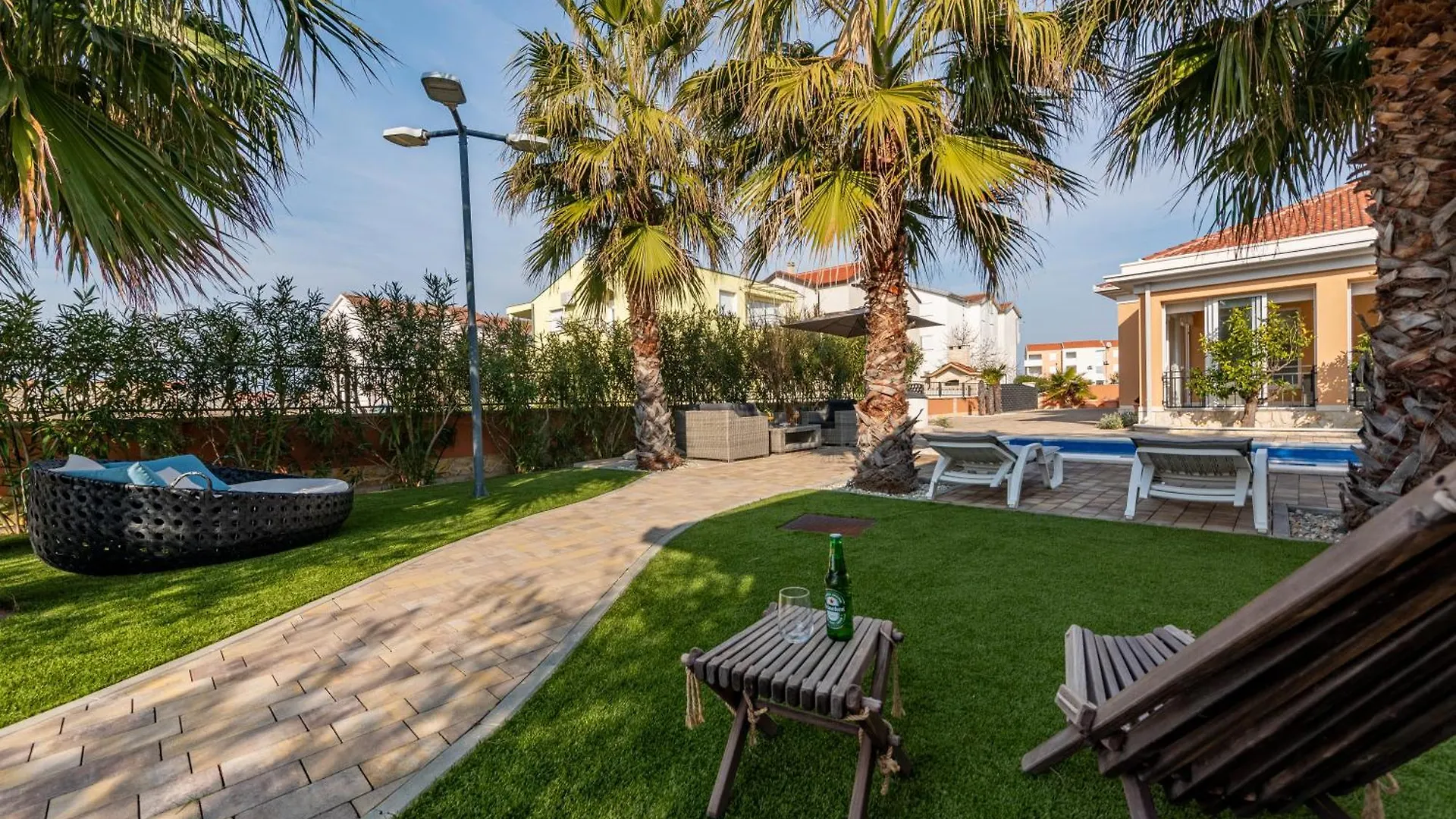 Luxury Villa Agape Palm Beach Tennisplatz Privlaka  Croácia
